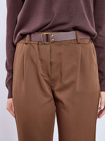 Παντελόνι με πιέτες και γυριστό τελείωμα WT7778.1002+2 φωτογραφία