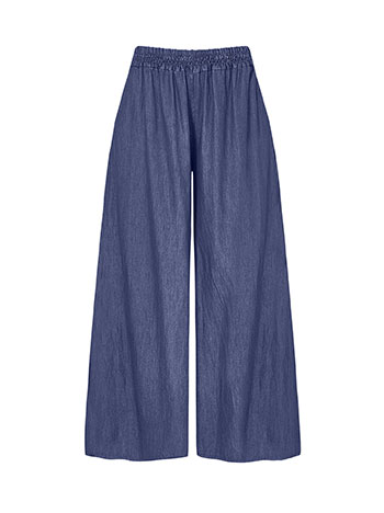 Παντελόνα oversized με denim όψη WT7830.1201+1 φωτογραφία
