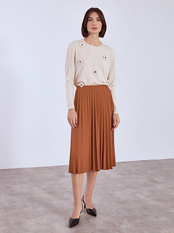 Φούστα μίντι πλισέ WT7834.2878+4 φωτογραφία