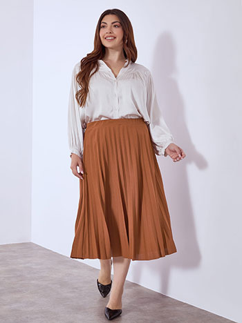 Φούστα μίντι πλισέ WT7834.2878+4 φωτογραφία