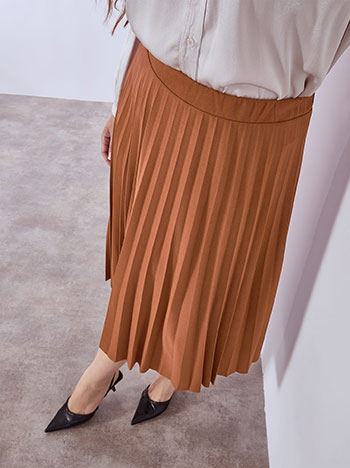 Φούστα μίντι πλισέ WT7834.2878+4 φωτογραφία