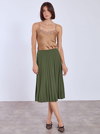 Celestino Φούστα μίντι πλισέ WT7834.2878+7