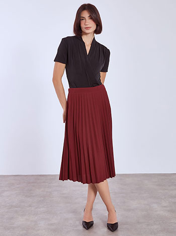 Celestino Φούστα μίντι πλισέ WT7834.2878+5