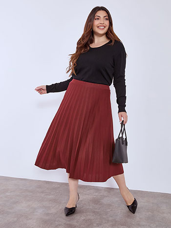 Φούστα μίντι πλισέ WT7834.2878+5 φωτογραφία