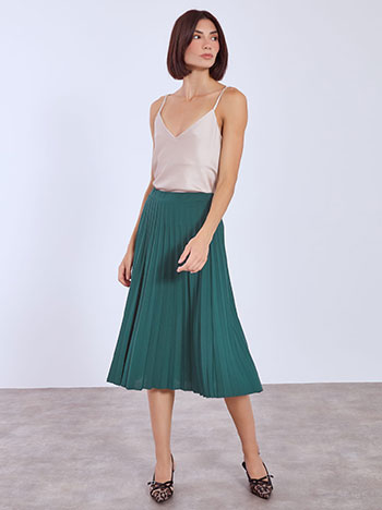 Celestino Φούστα μίντι πλισέ WT7834.2878+6