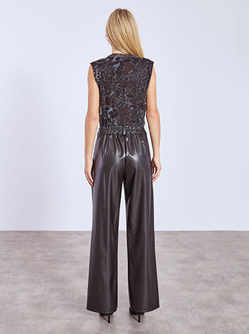 Παντελόνα δερματίνης με διακοσμητική ραφή WT7880.1295+1 φωτογραφία