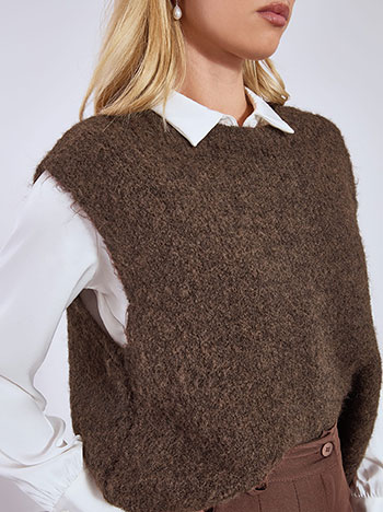 Πουλόβερ χνουδωτό WT7880.4503+3