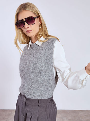 Πουλόβερ χνουδωτό WT7880.4503+2