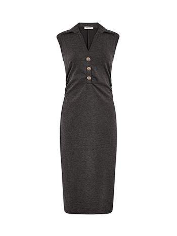 Φόρεμα μίντι με ανάγλυφα κουμπιά WT7880.8782+2 φωτογραφία