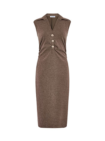 Φόρεμα μίντι με ανάγλυφα κουμπιά WT7880.8782+3 φωτογραφία