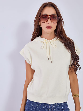 Πουλόβερ με κουκούλα WT7906.4006+3