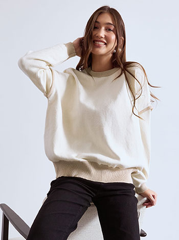 Πουλόβερ δίχρωμο WT7906.4531+4