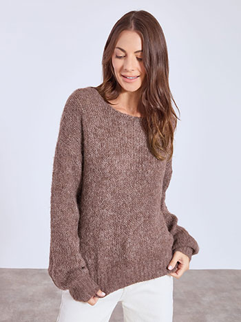 Πουλόβερ χνουδωτό WT7910.4105+5