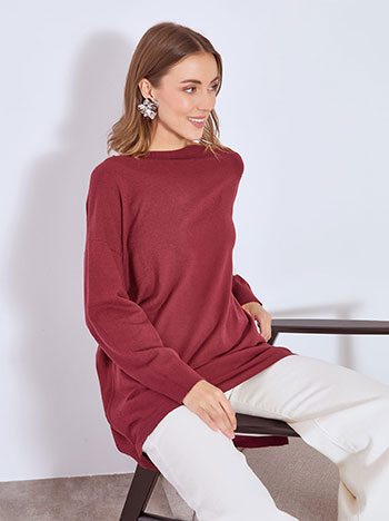 Πουλόβερ μακρύ ασύμμετρο WT7910.4198+4