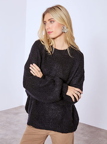 Πουλόβερ χνουδωτό μακρύ WT7910.4556+1