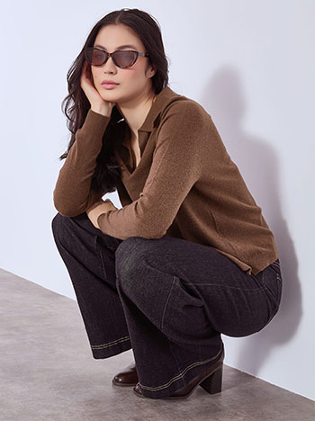 Μπλούζα με κλασικό γιακά WT7910.4941+4