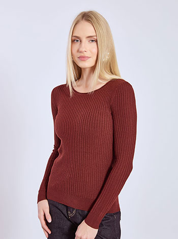 Πουλόβερ ριπ με βισκόζη WT7910.4997+5