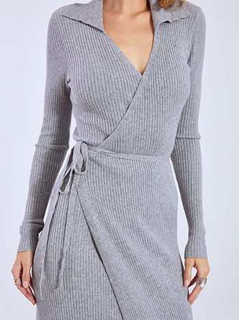 Φόρεμα κρουαζέ μάξι με γιακά WT7910.8028+2 φωτογραφία