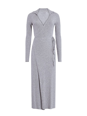 Φόρεμα κρουαζέ μάξι με γιακά WT7910.8028+2 φωτογραφία