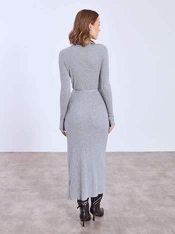 Φόρεμα κρουαζέ μάξι με γιακά WT7910.8028+2 φωτογραφία