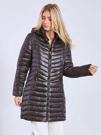 Μπουφάν γυαλιστερό καπιτονέ WT7911.6915+1