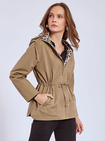 Μπουφάν διπλής όψης βαμβακερό WT7911.6926+2