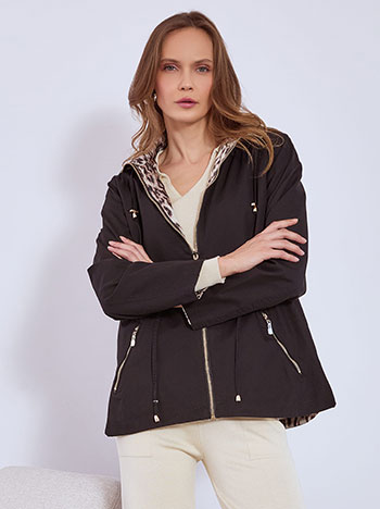 Μπουφάν διπλής όψης βαμβακερό WT7911.6926+1