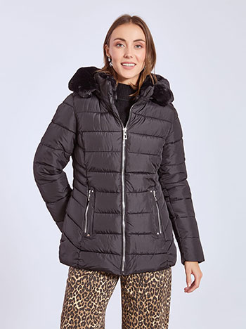 Μπουφάν καπιτονέ με κουκούλα WT7911.6933+1