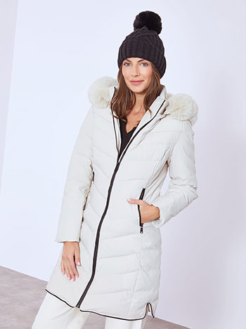 Μπουφάν καπιτονέ με γούνα WT7911.6957+2