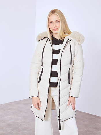 Μπουφάν καπιτονέ μακρύ WT7911.6995+3