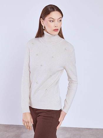 Ζιβάγκο με πέρλες και strass WT7932.4088+4