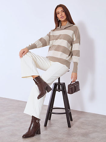 Ζιβάγκο πλεκτό ριγέ WT7932.4519+3