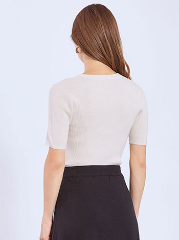 Μπλούζα πλεκτή ριπ WT7932.4579+8 φωτογραφία