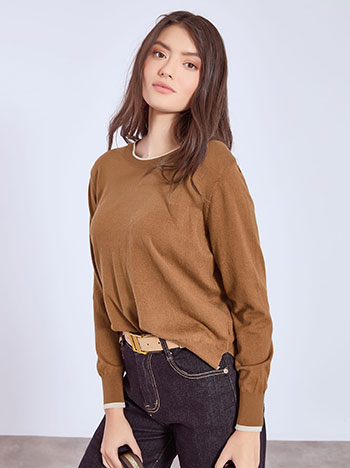 Πουλόβερ με ανοίγματα στο πλάι WT7932.4660+2