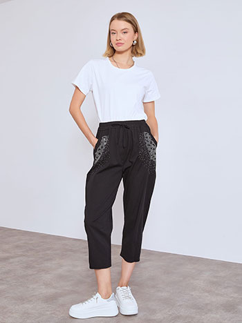 Παντελόνι με strass σχέδιο WT7945.1156+1