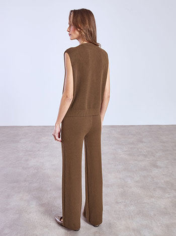 Celestino Σετ πλεκτό γιλέκο με παντελόνι WT7948.0693+4