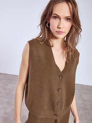 Σετ πλεκτό γιλέκο με παντελόνι WT7948.0693+4 φωτογραφία