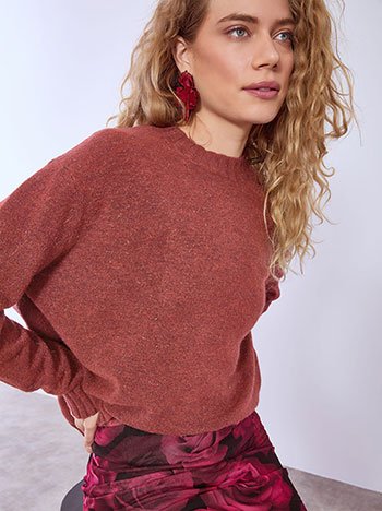 Πουλόβερ μεταλλιζέ μονόχρωμο WT7948.4639+6