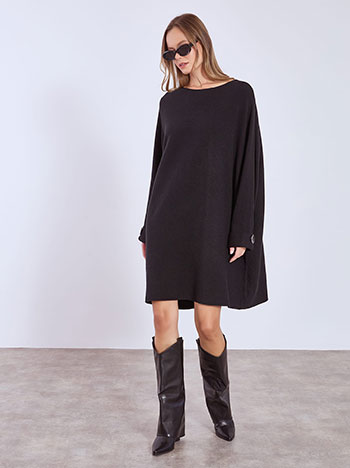 Φόρεμα μίνι με κουμπιά στο μανίκι WT7948.8169+1