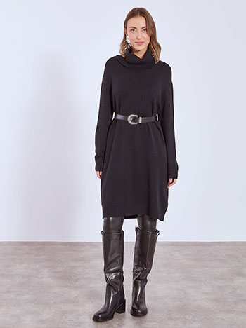 Φόρεμα μίντι πλεκτό ζιβάγκο WT7948.8184+1 φωτογραφία