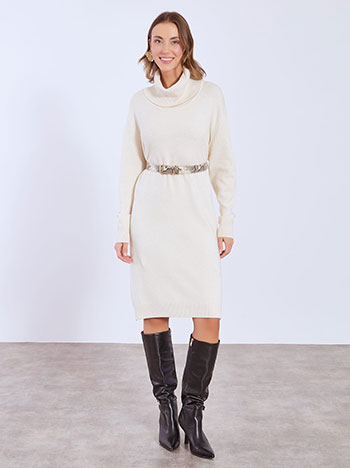 Φόρεμα μίντι πλεκτό ζιβάγκο WT7948.8184+5 φωτογραφία