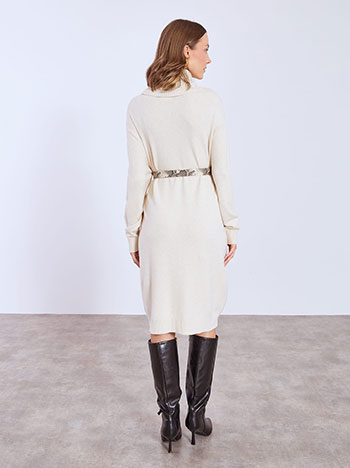 Φόρεμα μίντι πλεκτό ζιβάγκο WT7948.8184+5 φωτογραφία