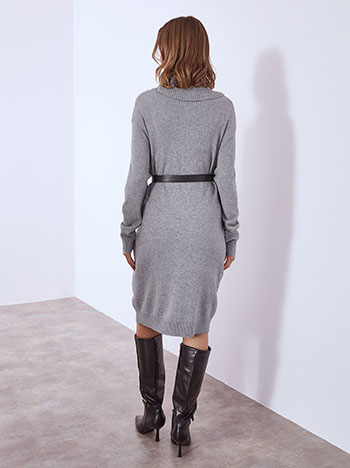 Φόρεμα μίντι πλεκτό ζιβάγκο WT7948.8184+2 φωτογραφία