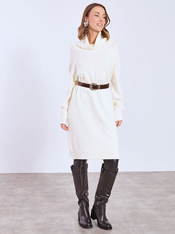 Φόρεμα μίντι πλεκτό ζιβάγκο WT7948.8184+3 φωτογραφία