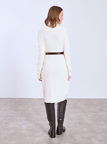 Φόρεμα μίντι πλεκτό ζιβάγκο WT7948.8184+3 φωτογραφία