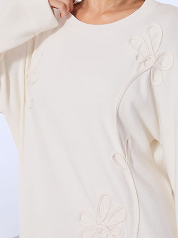 Φόρεμα μίντι με ανάγλυφα λουλούδια WT7948.8781+5 φωτογραφία