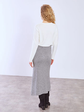 Φούστα πλεκτή μίντι ασύμμετρη WT7958.2576+2 φωτογραφία