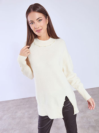 Πουλόβερ με άνοιγμα μπροστά WT7958.4651+6