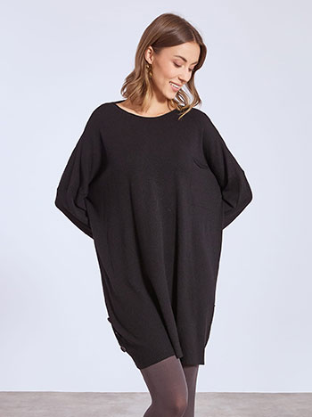 Φόρεμα μίνι πλεκτό με τσέπη WT7958.8860+1