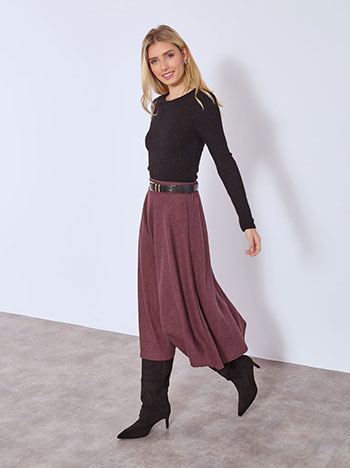 Φούστα μίντι σε Α γραμμή WT8011.2038+4 φωτογραφία